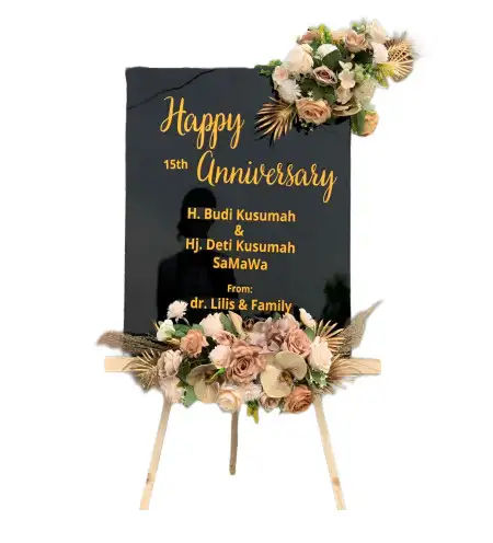 Papan Bunga Akrilik MAJENE