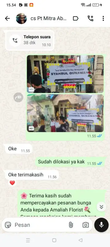 Testimonial Papan ucapan MAJENE
